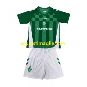 Divisa di Calcio Werder Bremen Bambino Prima 2024/2025